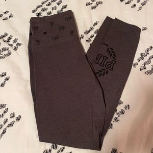 Grey PINK leggings